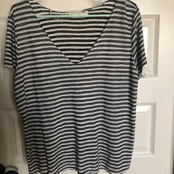 Urban Outfitters Tops - Black and white striped shirt Urban Outfitters Tops - Black and white striped shirt